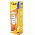 BIC Orange blue fine writing ball pens, box of 20