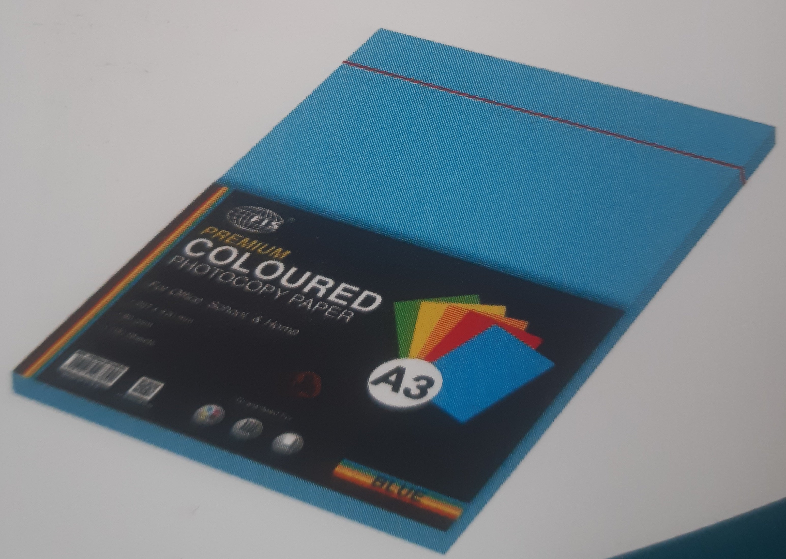 Premium Coloured Photocopy Paper A3 80gsm blue ream