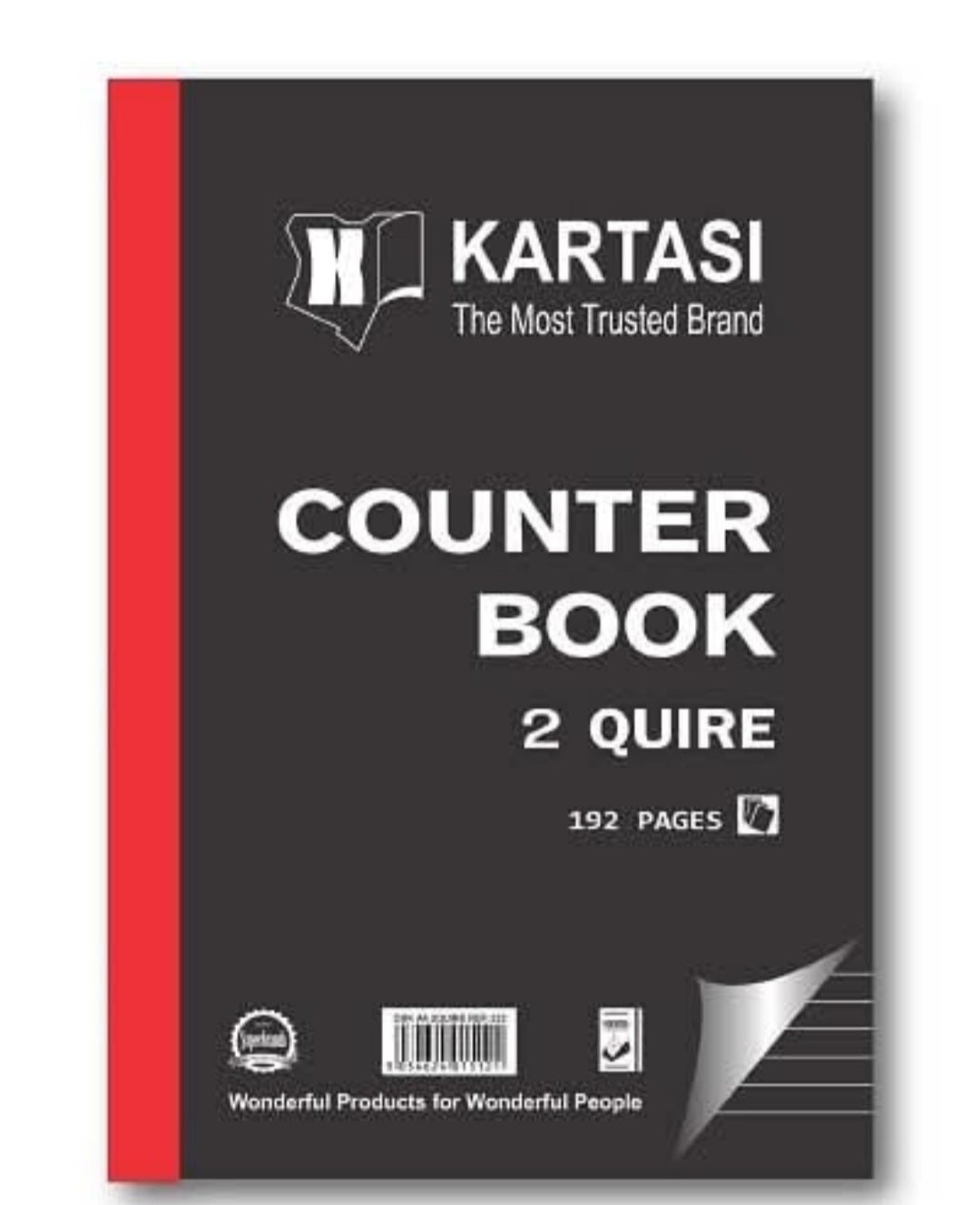 Kartasi Counter Book 2 Quire with 192 pages
