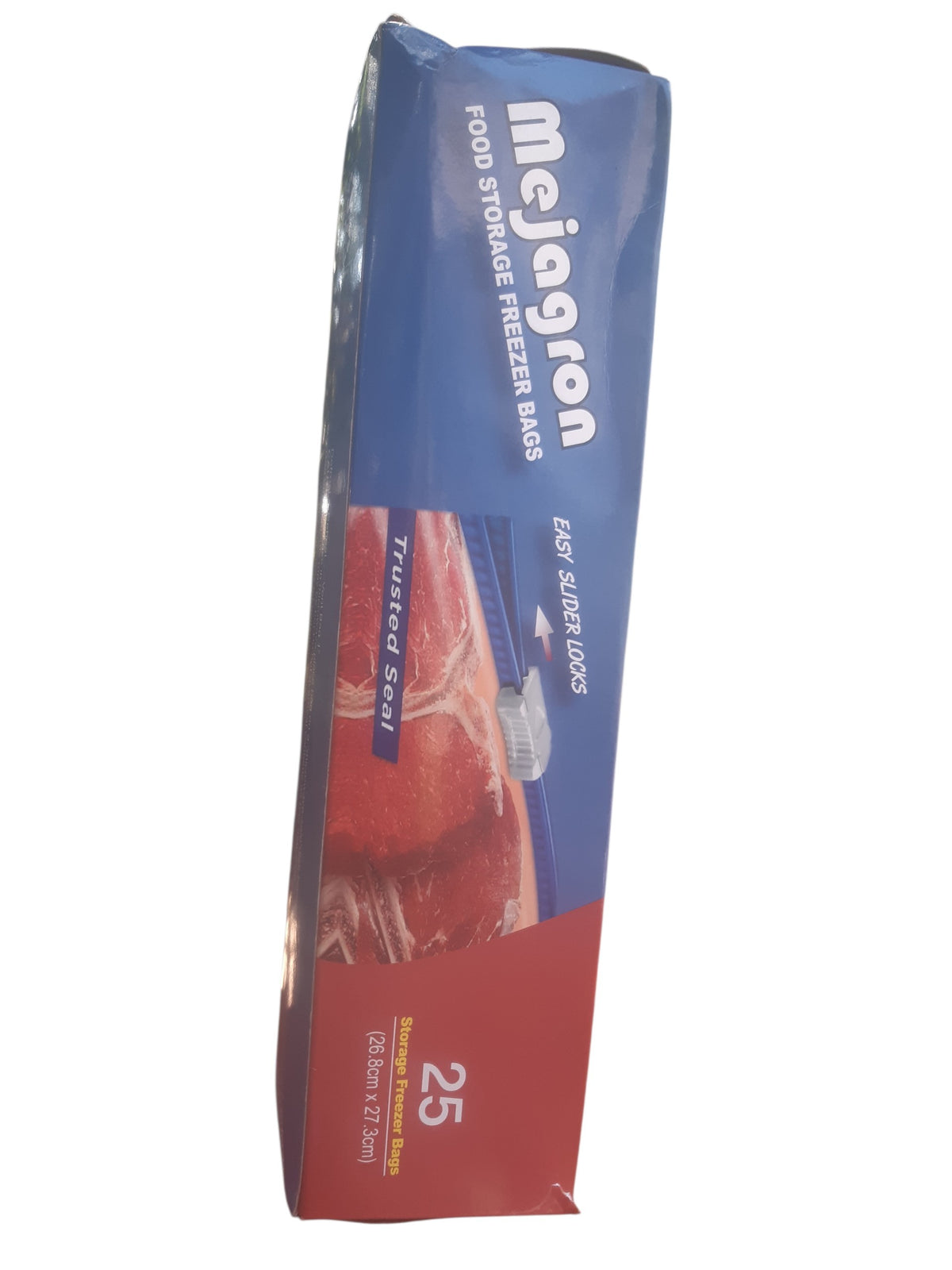 Mejagron food storage freezer bags with ziplock closure, pack of 25