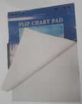 Flip chart pad plain white sheets for presentations and meetings