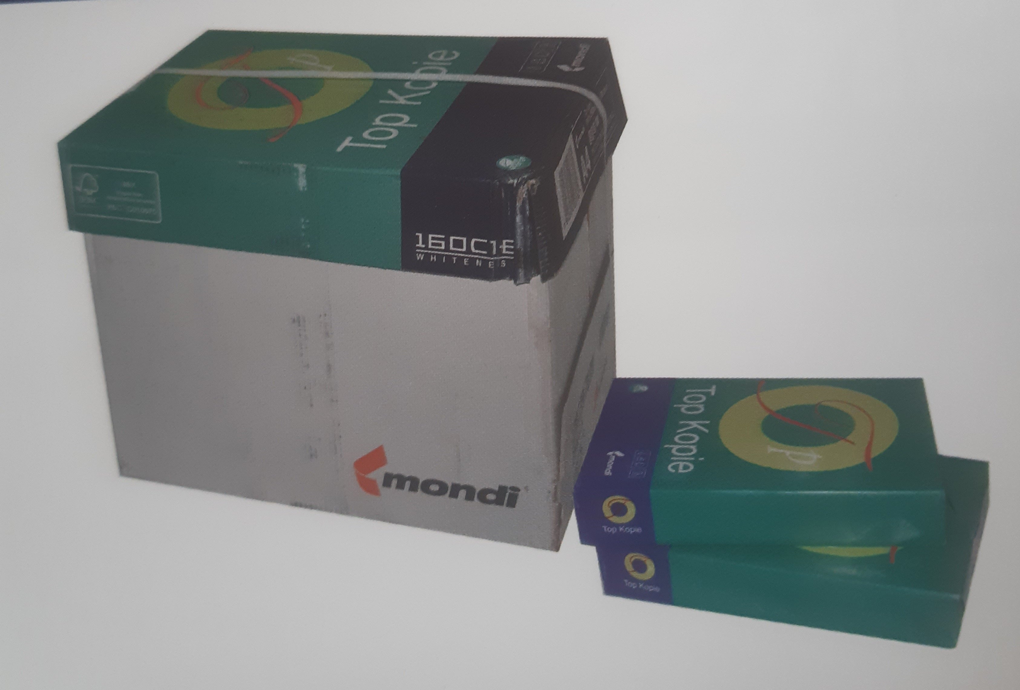Mondi Top Kopie printing paper box with reams